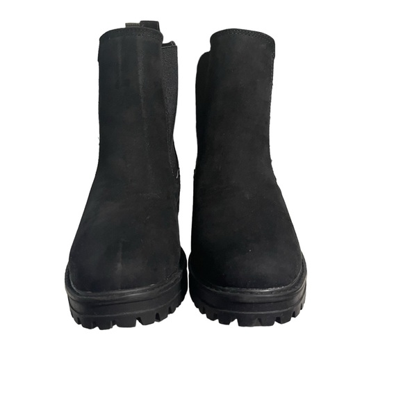 SERRA Putian Black Combat Ankle Slip on Boots Size 9 - Picture 3 of 9